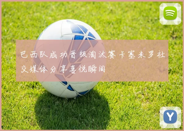 巴西队成功晋级淘汰赛卡塞米罗社交媒体分享喜悦瞬间